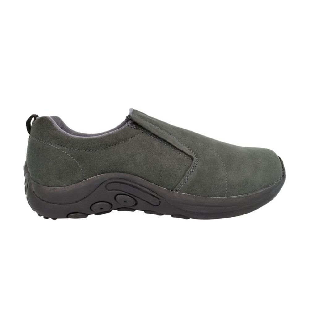 PDQ Adults Mens /Womens Real Suede Ryno Slip-On Casual Trainers /Sneakers /Shoes